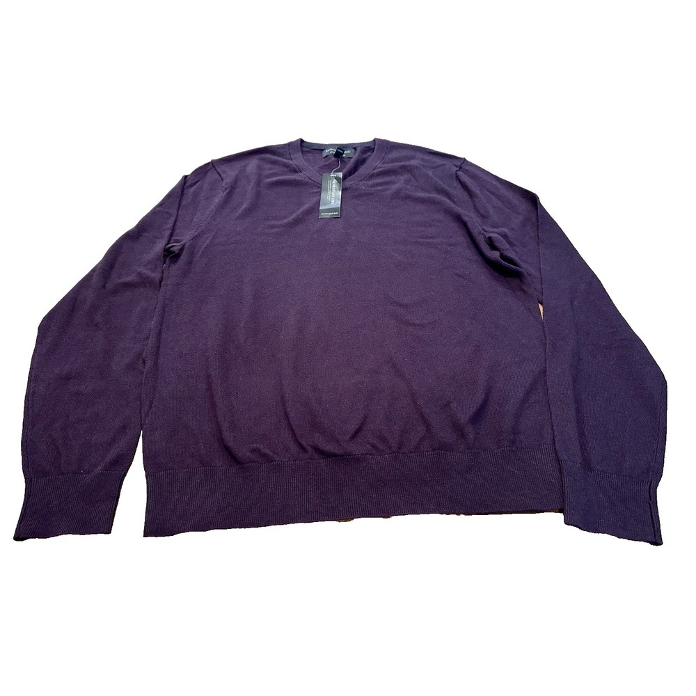 NEW Banana Republic Premium Luxe Yarn Sweater Mens V Neck Pullover Size M NWT
